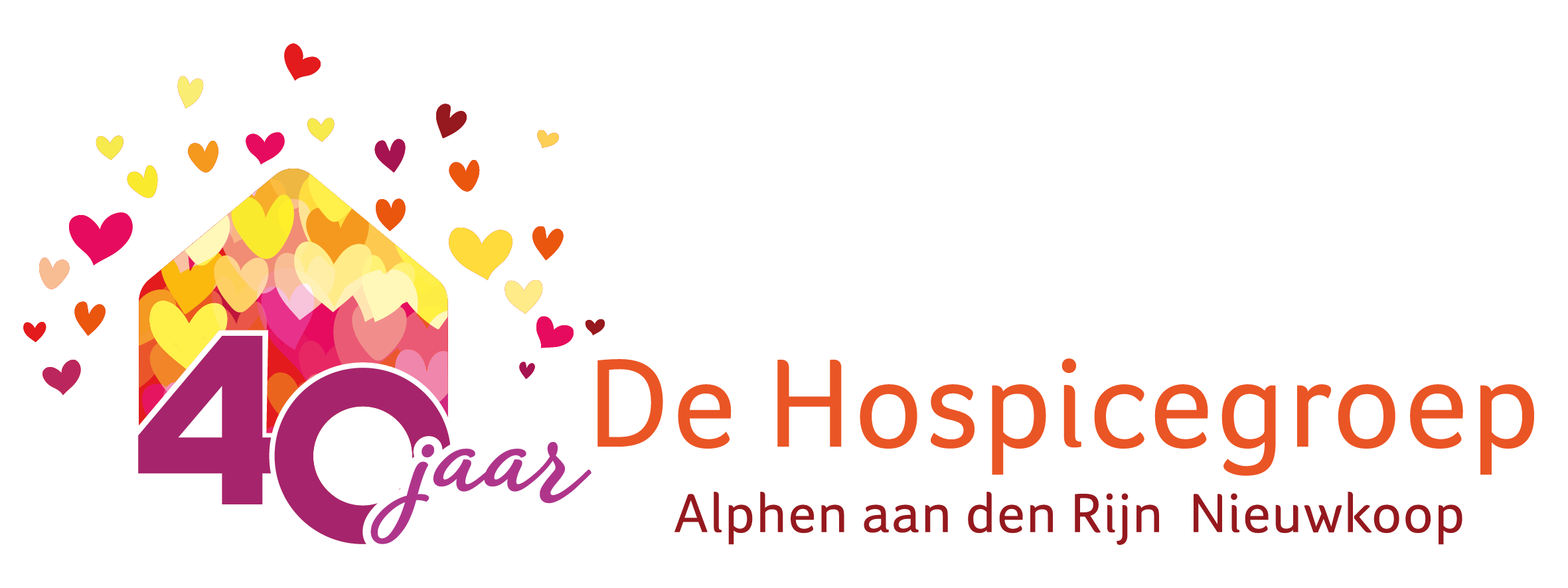 Logo 40 jaar De Hospicegroep horizontaa2